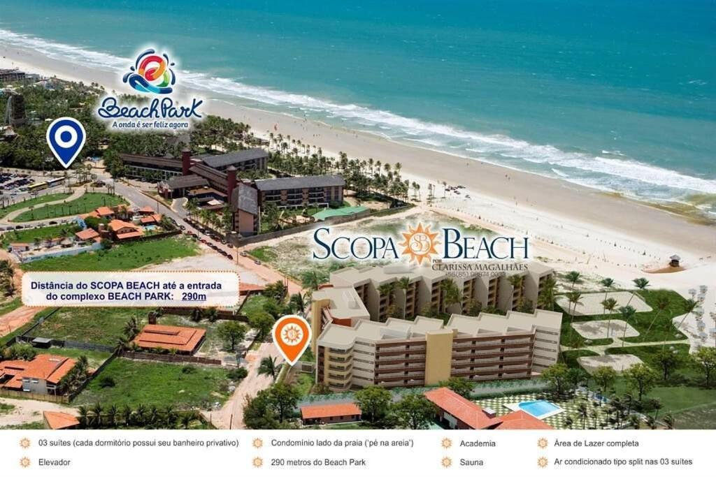 Scopa Beach #C2100 - Porto Das Dunas Por Carpediem Aquiraz Bagian luar foto